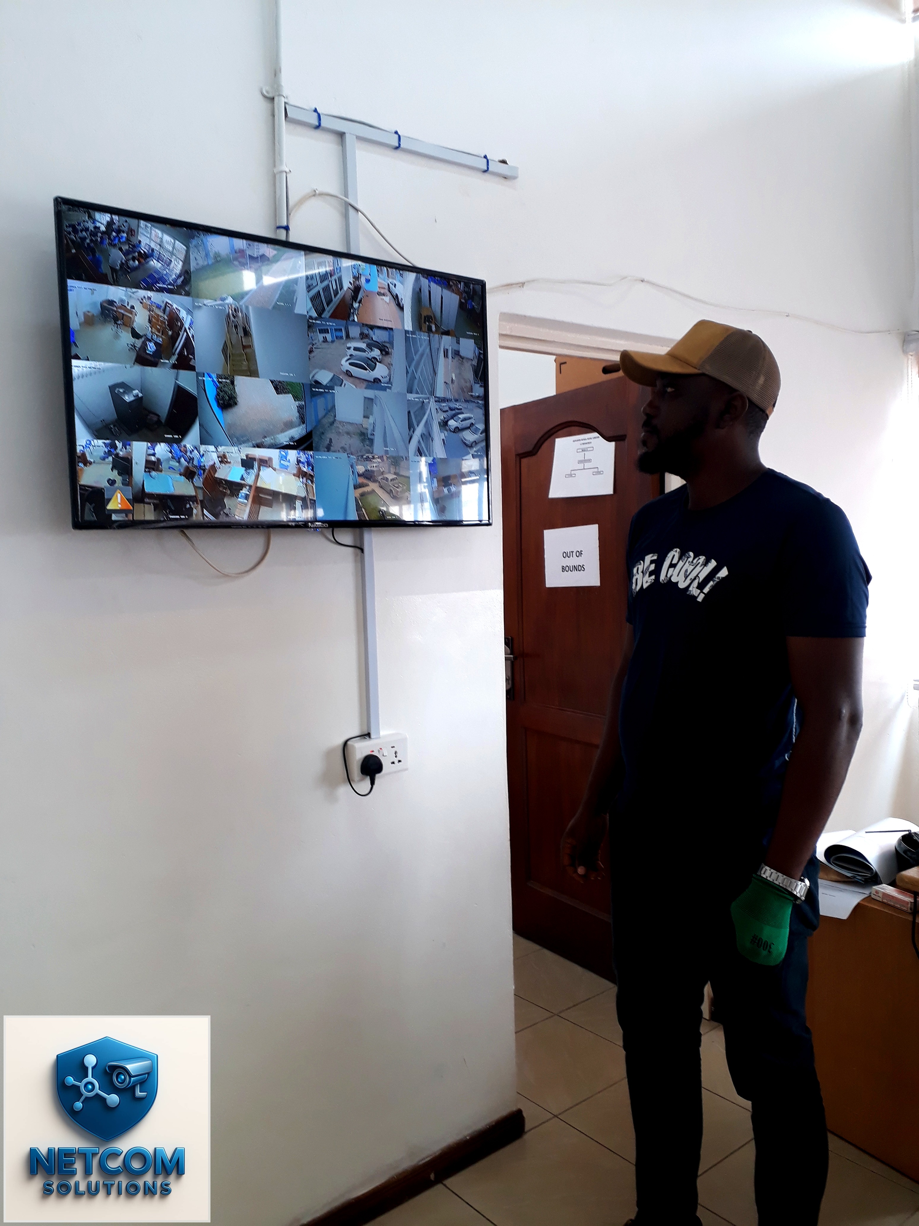 Client CCTV monitoring station